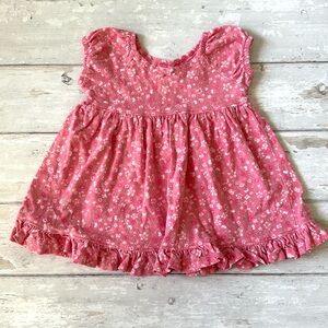 Baby Girl 6-9m Pink Floral Dress Summer Sundress Cherokee Brand 6m 9m